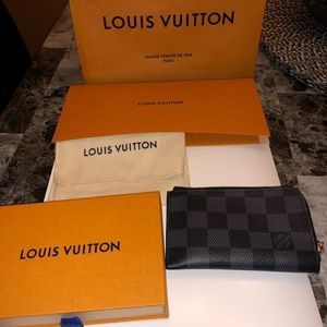 Louis Vuitton Porte Monnaie Coin Case Graphite